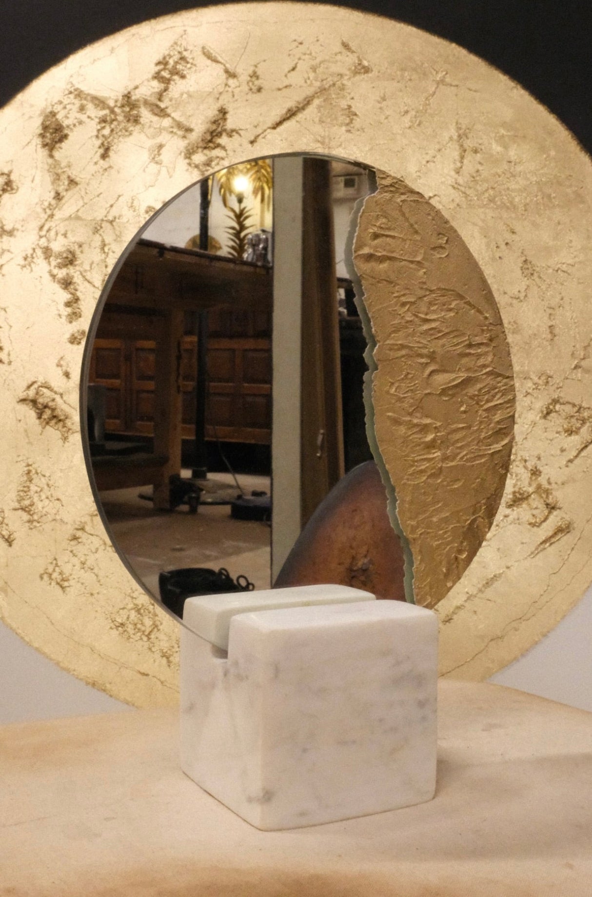 The Marble Mirror (white)